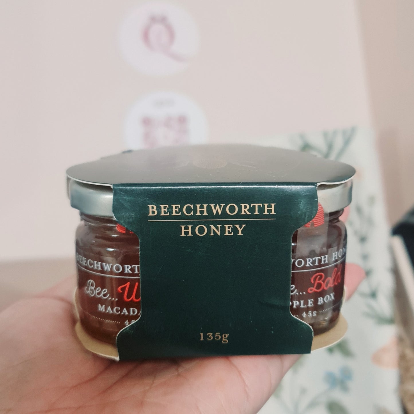 Gift hamper flavoured honey