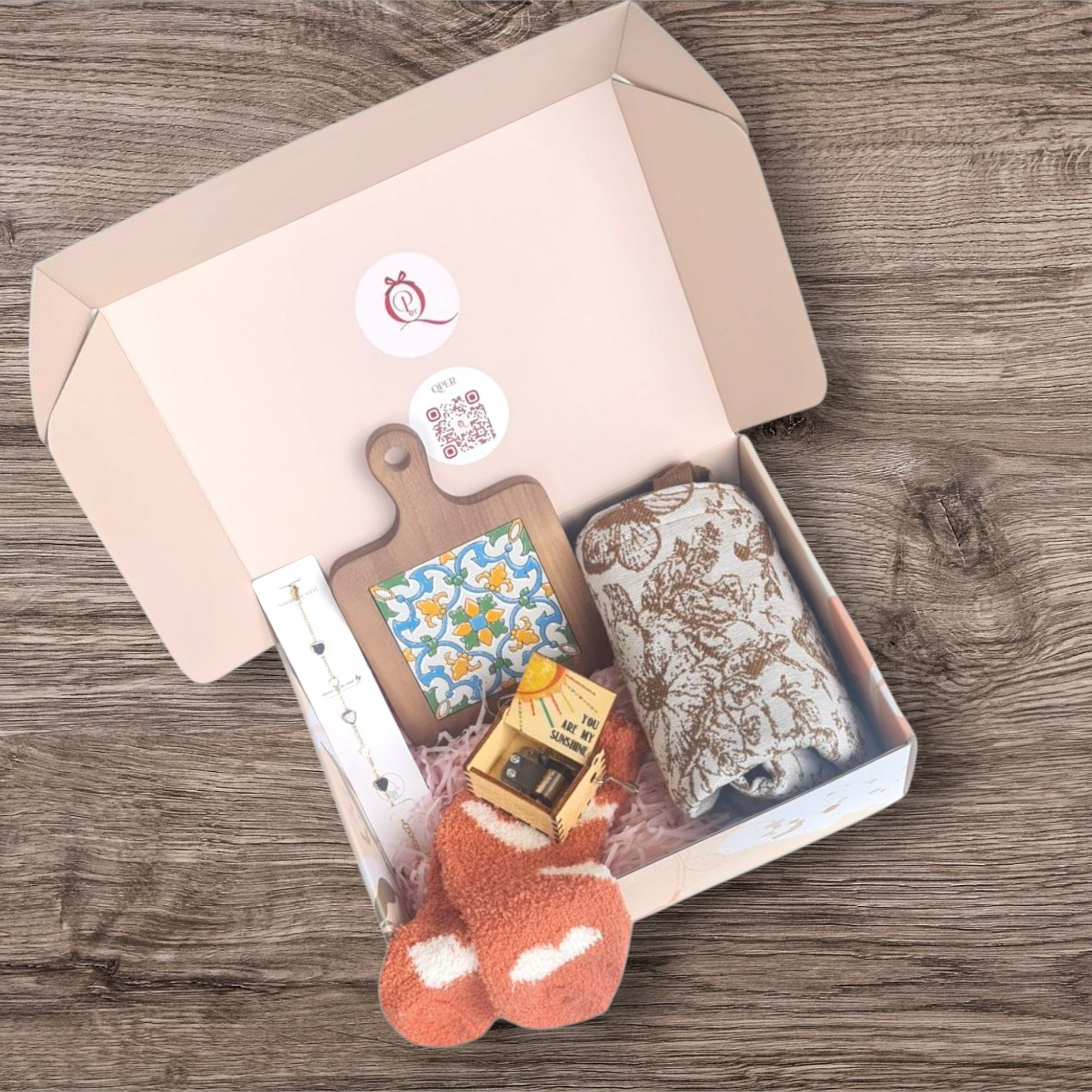 Rustic gift set for mum, birthday, house warming